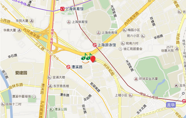 上海体验中心地图