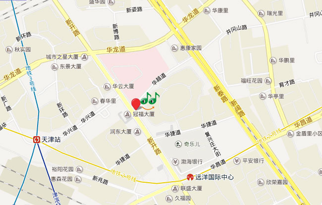 天津体验中心地图