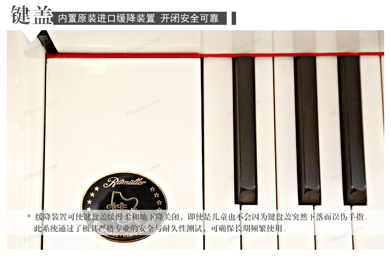  里特米勒钢琴R8的键盖