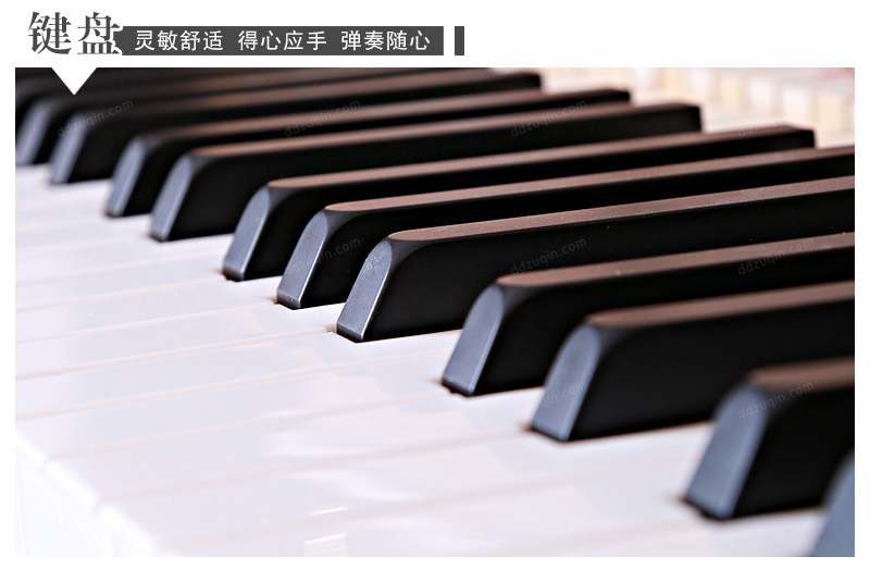 珠江钢琴118m+键盘：灵敏舒适 得心应手 弹奏随心
