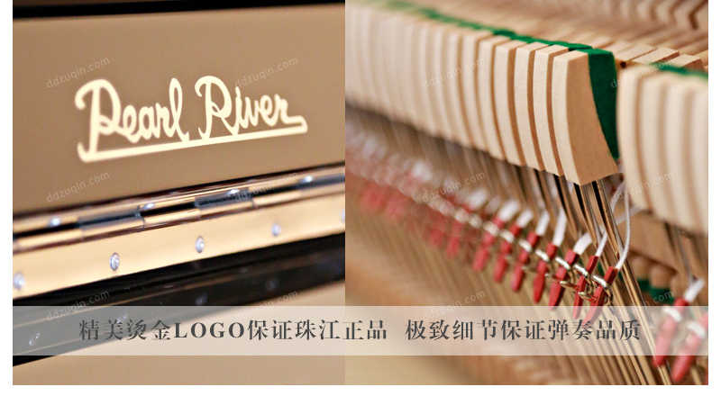 珠江JY120钢琴LOGO和细节