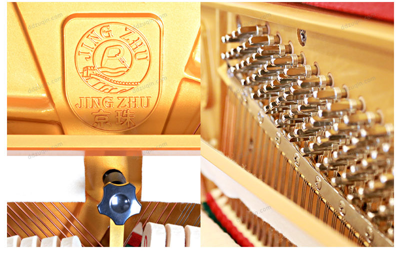 京珠钢琴BUP120精致的工艺细节